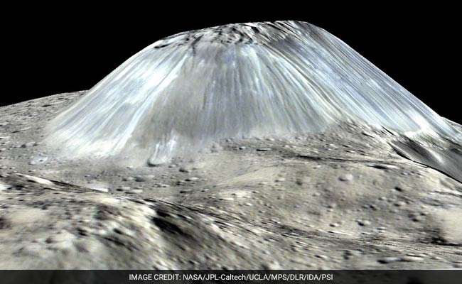 Dwarf Planet Ceres May Hold A Towering Ice Volcano