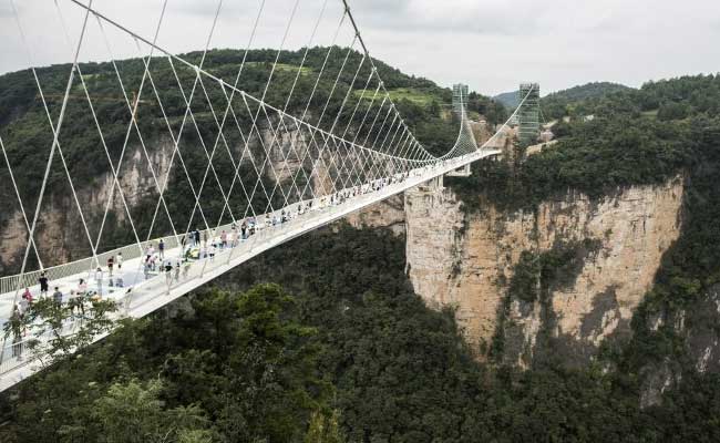 World's Longest, Highest Glass Bridge In China Reopens