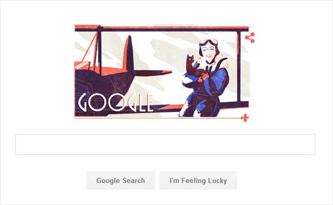 Google's Flying Salute To Jean Gardner Batten On Her 107th Birthday