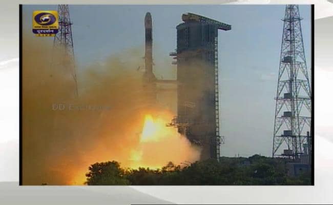 40 मिनट की देरी के बाद लॉन्‍च हुआ जीएसएलवी, उपग्रह 'इनसैट-3डीआर' सफलतापूर्वक कक्षा में स्‍थापित
