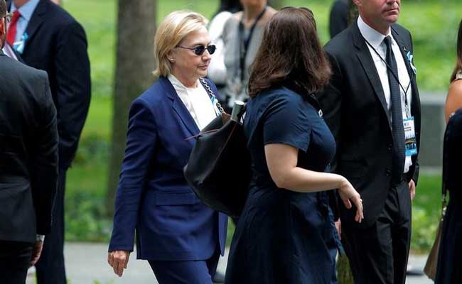 Hillary Clinton Was 'Overheated', Says Aide On Her Early Exit From 9/11 Ceremony