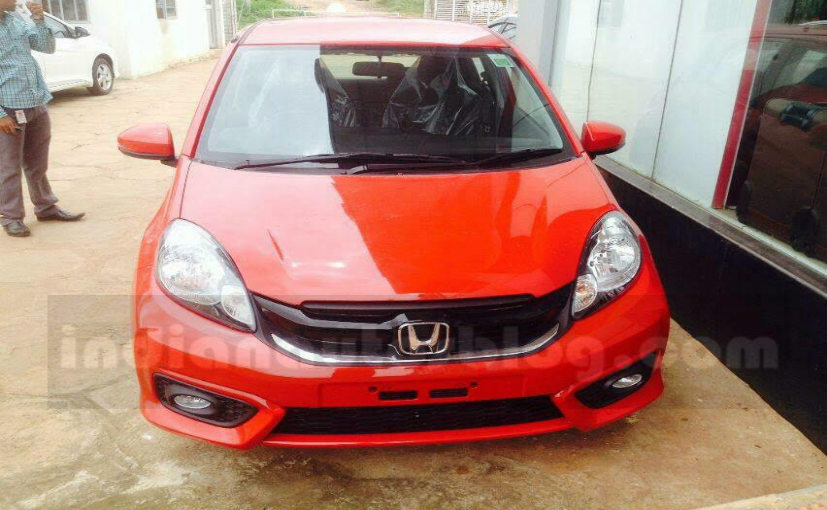 2016 Honda Brio Facelift Spotted In India
