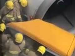 Passenger Plane Collides With Van At Hong Kong Airport