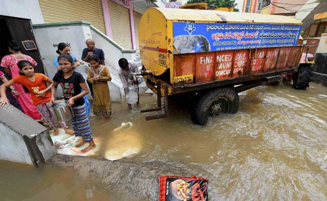 Godavari In Spate, Flood Warning For Telangana