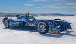 Formula E Car Driven On Arctic Ice Cap To Raise Awareness About Global Warming