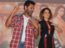 Kangana Ranaut Met Prabhu Deva. It Was Uncanny, Says Actress Kangana Ranaut Met Prabhu Deva. It Was Uncanny, Says Actress