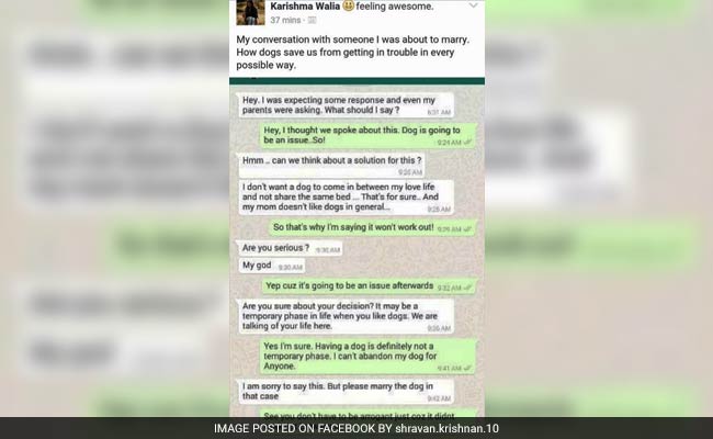 Viral: He Didn't Like Her Dog, So Bengaluru Woman Refused To Marry Him