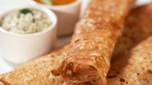 Indian Pancakes with Spiced Potato Filling | The Veg Space