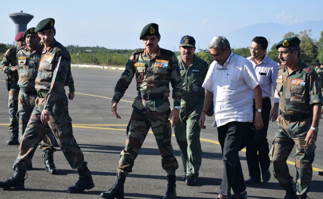 Manohar Parrikar Rushes To Uri To Take Stock Of Security Arrangements