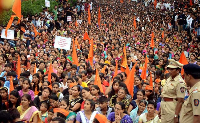 Maratha Protest March In Mumbai After Diwali