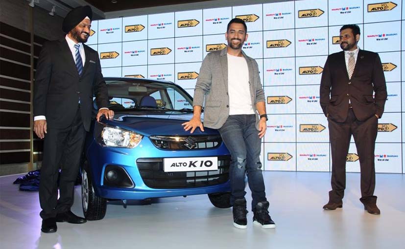 Dhoni Edition Of Maruti Suzuki Alto 800 And K10 Unveiled