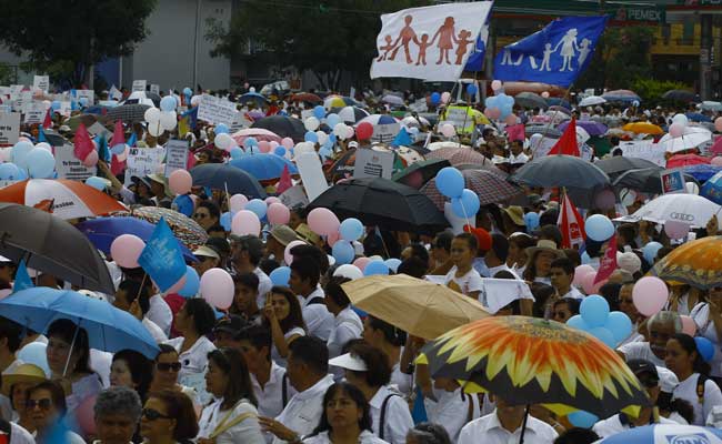 Thousands Protest In Mexico Against Gay Marriage Legalization