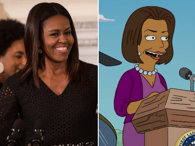 Michelle Obama Refused Role in <I>The Simpsons</i> With Note Saying 'Good Try'