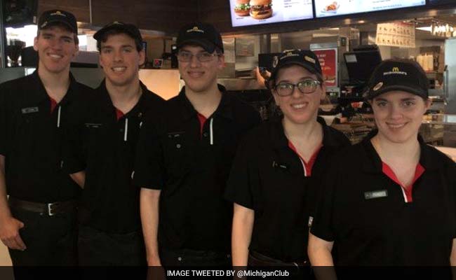 Michigan Quintuplets Work First Jobs Together At McDonald's