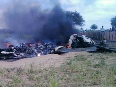 राजस्थान के बाड़मेर में क्रैश हुआ वायुसेना का मिग-21 विमान, सुरक्षित बाहर निकले दोनों पायलट