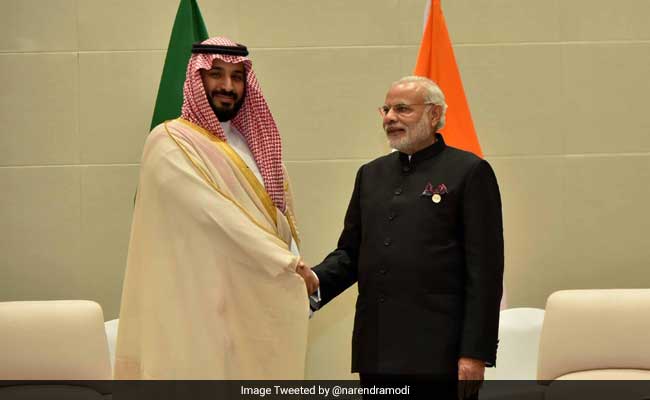 PM Narendra Modi Meets Deputy Crown Prince Of Saudi Arabia