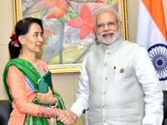 PM Modi Meets State Counsellor of Myanmar Aung San Suu Kyi