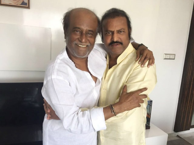 What Mohan Babu Tweeted About His Meeting With 'King' Rajinikanth