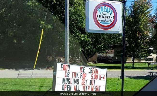 Owner Who Posted 'Muslims Get Out' Sign Invited To US Mosque