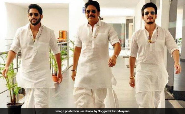 नागार्जुन ने किया अपने बेटे नागा चैतन्य और अखिल की नई फिल्मों का ऐलान