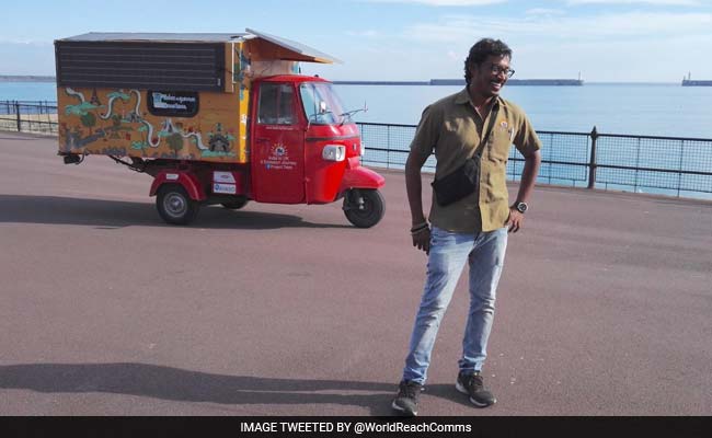 This Indian-Origin Engineer Travelled 6,200 Miles In His Tuk-Tuk. Here's Why