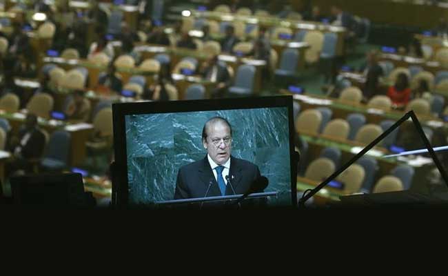 Nawaz Sharif Says At UN 'World Ignoring South Asia Tensions At Its Own Peril'