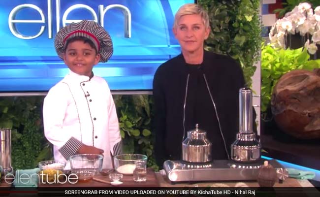 6-Year-Old Indian Chef On 'The Ellen DeGeneres Show'