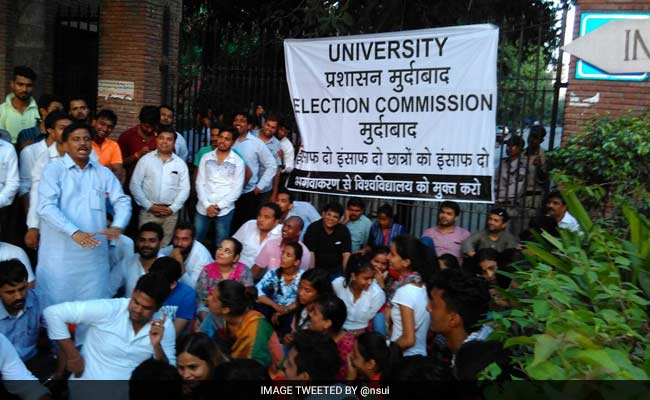 After Poll Rout At Delhi University, Congress Student Wing NSUI Goes On Hunger Strike