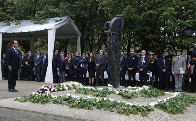 France Remembers Victims Of Terror Attacks In Paris Ceremony