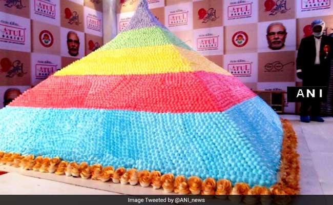 World's Tallest Cake Prepared To Celebrate PM Modi's Birthday