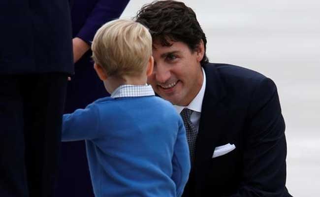 Prince George Shuns High-Five, Low-Five From Canada's PM Justin Trudeau