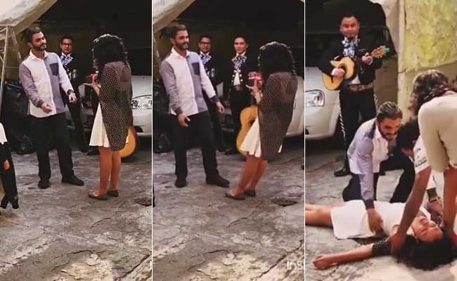 He Popped The Question, She Fainted. Wedding Proposal Goes Viral