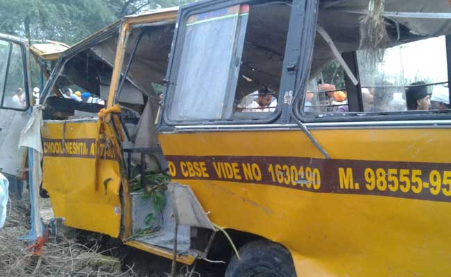 8 Dead After School Bus Carrying 35 Children Falls In Large Drain Near Amritsar