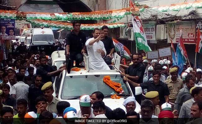 Rahul Gandhi's Mega Rajasthan Road Show From Vasundhara Raje's Home Turf