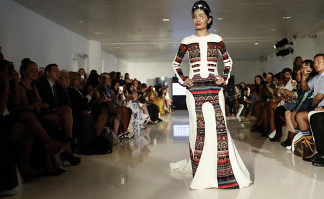 Indian Acid Attack Survivor Walks The Ramp At New York Fashion Week