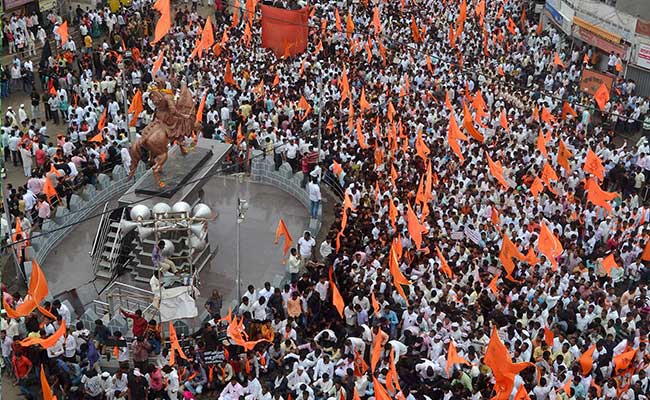 Thousands Join Maratha Protests Demanding Quotas In Sangli