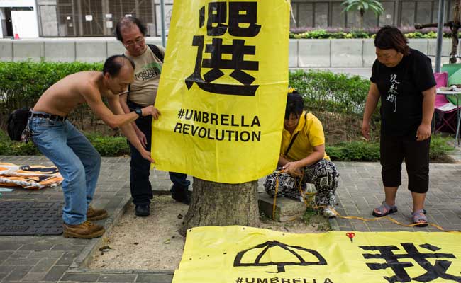 Hong Kong Marks The Second Anniversary Of 'Umbrella Revolution'