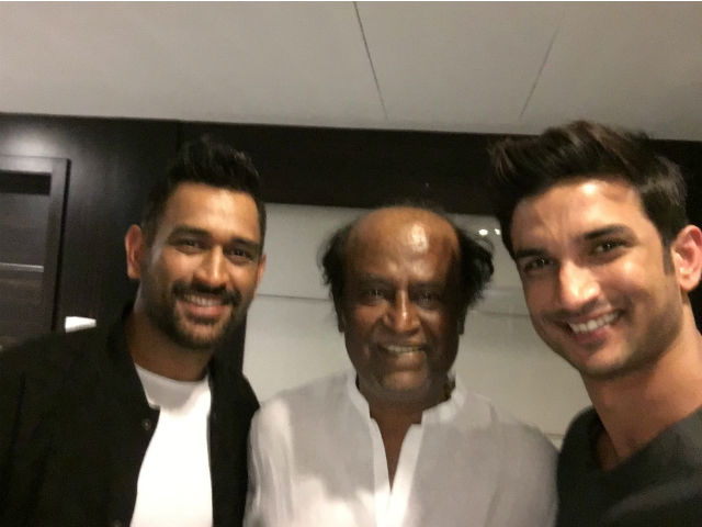 Rajinikanth Met Sushant Singh Rajput, M S Dhoni. It Was Special