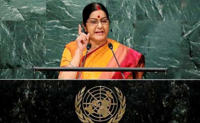 'Abandon This Dream': Sushma Swaraj Warns Pak About Kashmir At UN