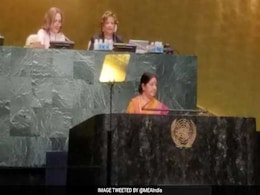 India Will Ratify Paris Climate Deal On October 2, Sushma Swaraj Tells UN India Will Ratify Paris Climate Deal On October 2, Sushma Swaraj Tells UN