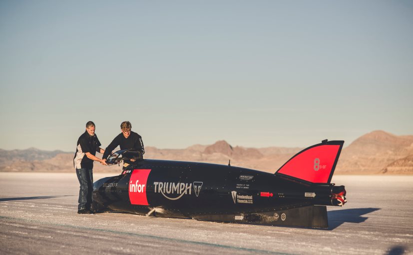 Triumph Temporarily Postpones Land Speed Record Attempt
