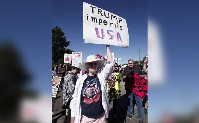 Angry Protesters Ready For Trump Ahead Of His Detroit Visit