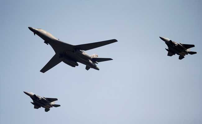 US Bombers, Fighters, Stage Show Of Force Off North Korean Coast