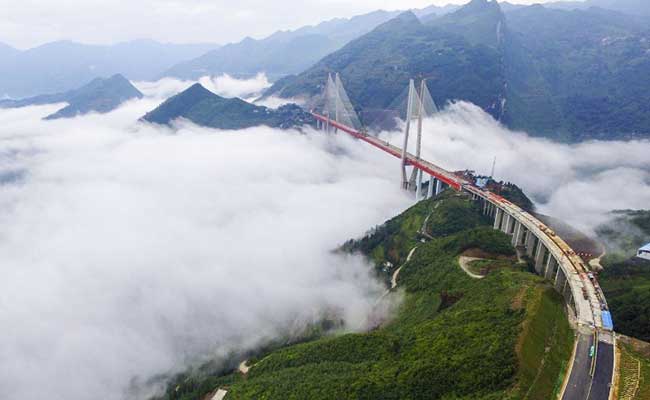 World's Highest Bridge Nears Completion In China