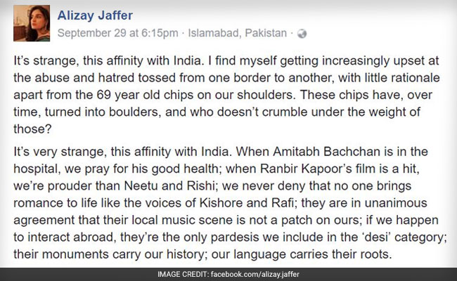 Viral: Pakistani Woman's Facebook Post On The Day Of The Surgical Strikes