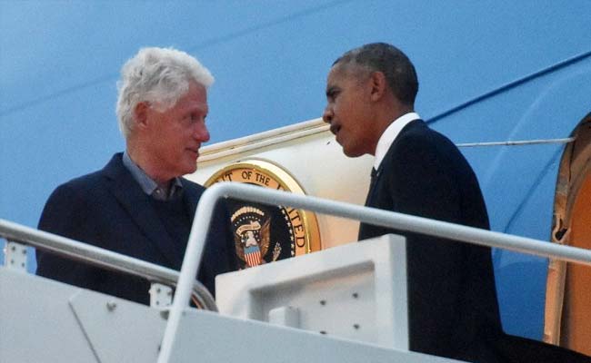 'Let's Go,' Obama Shouts To Bill Clinton After Attending Shimon Peres' Funeral