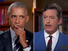 On Colbert Show, Barack Obama Bones Up For Post White House Job Interview