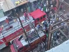 Massive Fire In Bhopal Plastics Factory