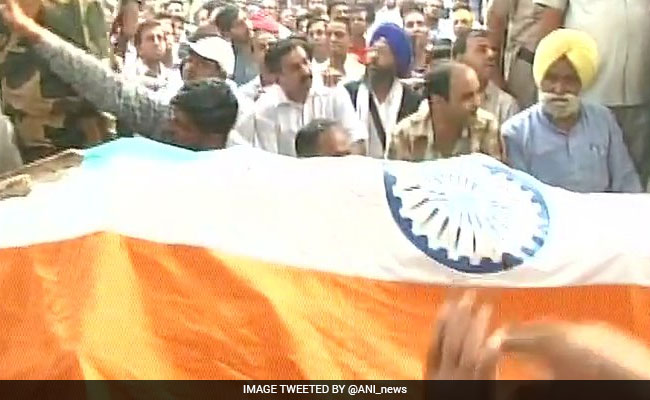 BSF Constable Sushil Kumar Cremated With Full State Honours In Haryana