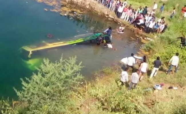 13 Killed, 17 Others Injured As Bus Falls In Water Pit In Madhya Pradesh's Ratlam